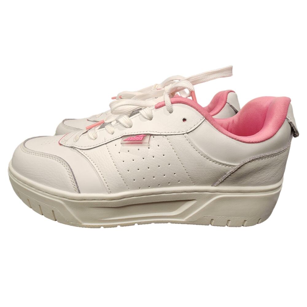 Avia Women's Platform Sneakers Size 10 White and Pink